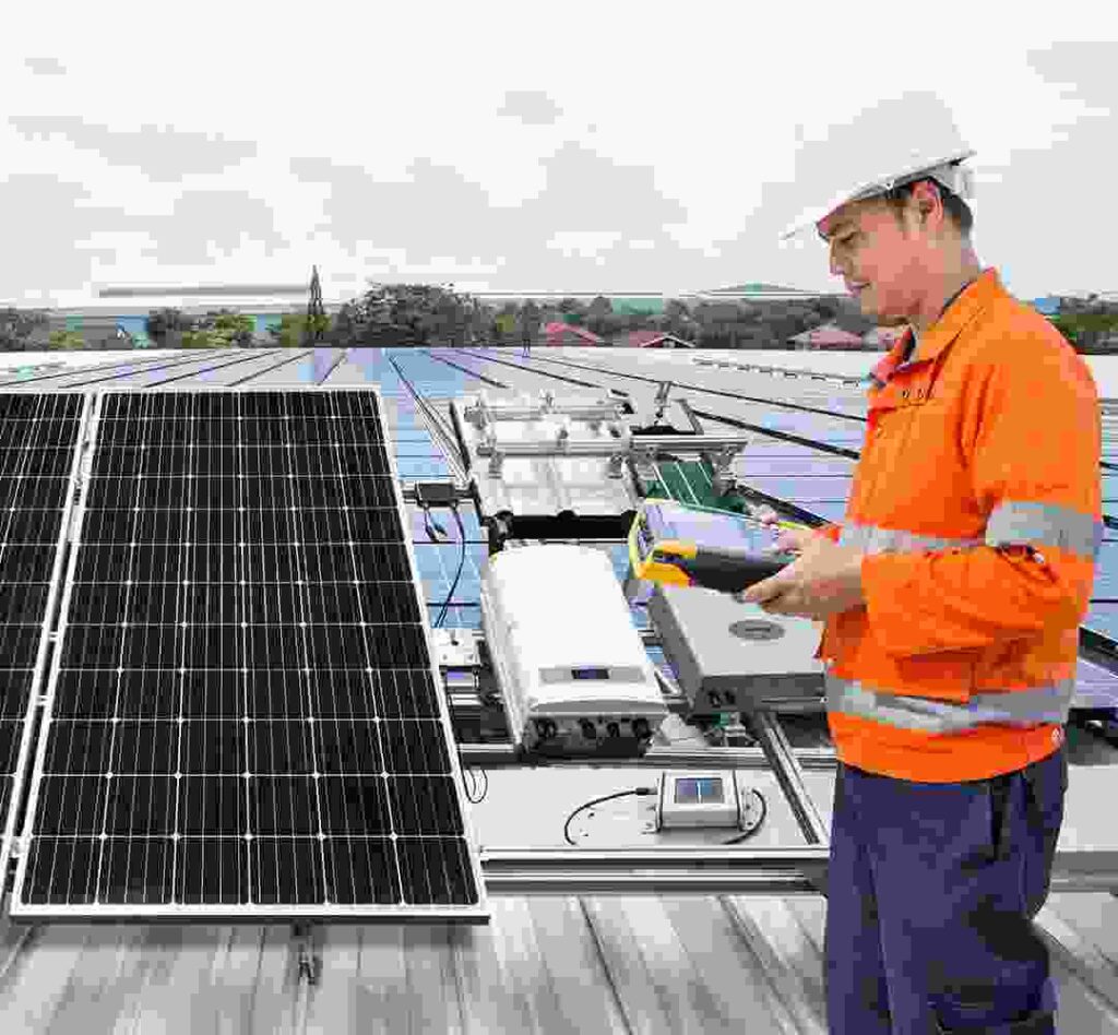 Installation & inspection of highly effective commercial solar panels ...